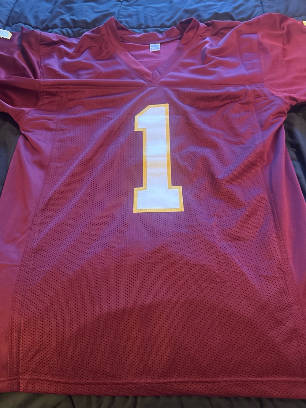 Rascals white autographed and authenticated  1 Football Jersey - Unbranded